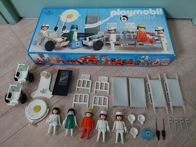 PLAYMOBIL 3227 H??PITAL bloc op?�ratoire avec dessus de la boite d'origine EUR 40,00 - PicClick FR