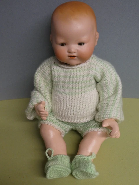 Poupée Ancienne Armand Marseille - My Dream Baby Moule 351 - 35 Cm - Avec Son Panier
