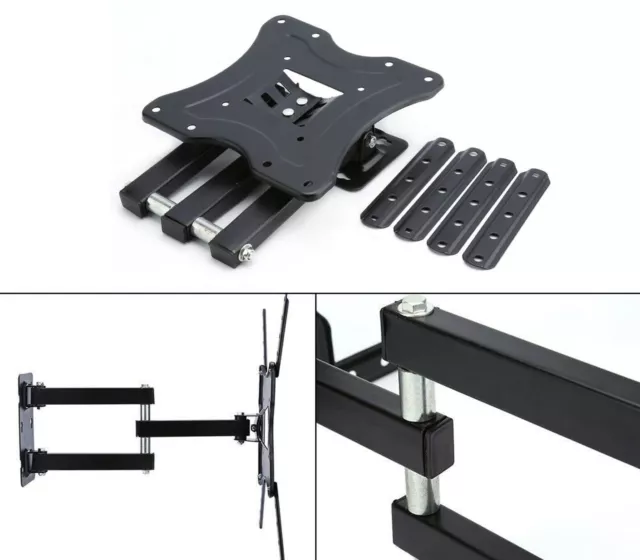 Staffa Tv 14" A 32-40-46-55 Supporto Porta Televisore Monitor a Parete HDL117B2 3