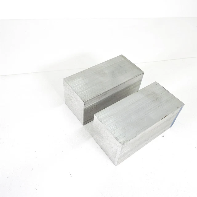 2 Pack 3/8" X 2" X 8" 6061 T6511 Aluminum Flat Bar Stock - Solid Mill Bars 2 thumbnail image