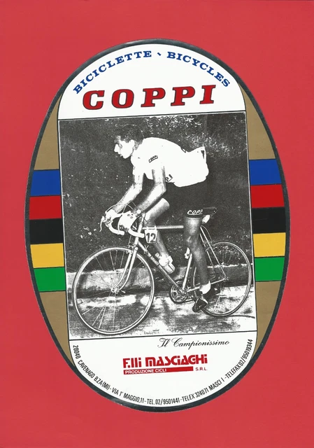 Lot De 3 Posters A3 Giro D'Italia – Fausto Coppi, Anquetil, Merckx – 42x30cm