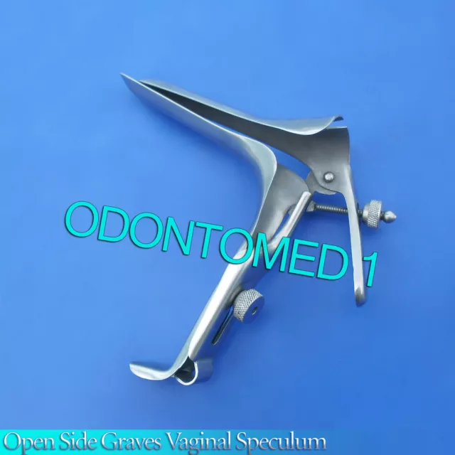 Open Side Graves Vaginal Speculum Small Surgical Instrument