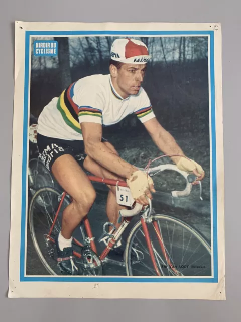 Rik Van Looy ancien poster miroir du cyclisme cycliste photo