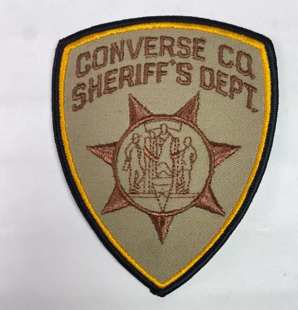 Converse County Sheriff Wyoming Patch F6