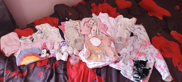 baby girl clothes 0-3 months bundle