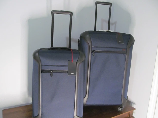 TUMI Luggage Set, Navy International 22" Carry On & 28" Check In Spinners, NWT