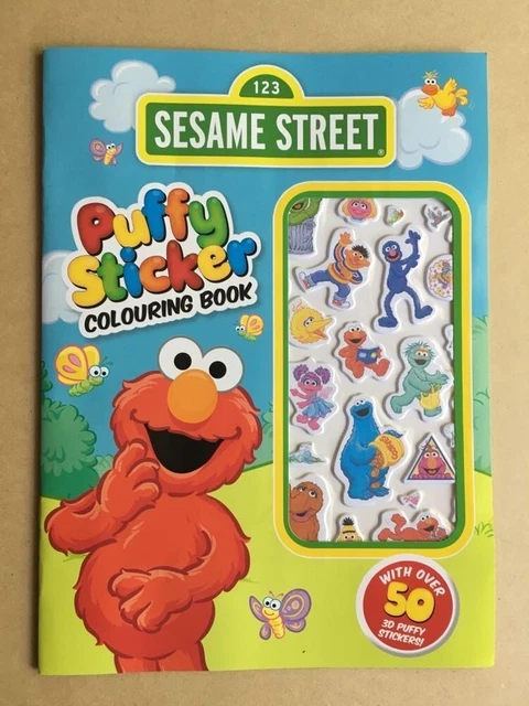 Sesamstraße Stickerbuch Mit über 300 Aufklebern – 4 Bögen Mit Elmo, Ernie & Co. Für Kinder & Lehrer