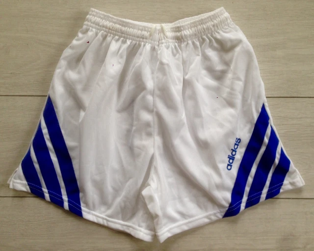 Short Adidas Vintage blanc 80'S Nylon Polyamide football Homme - 84 / M