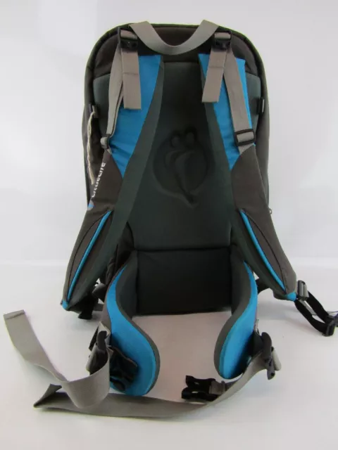 Littlelife Baby Backpack Carrier Grey And Blue Animal Design Adjustable Straps