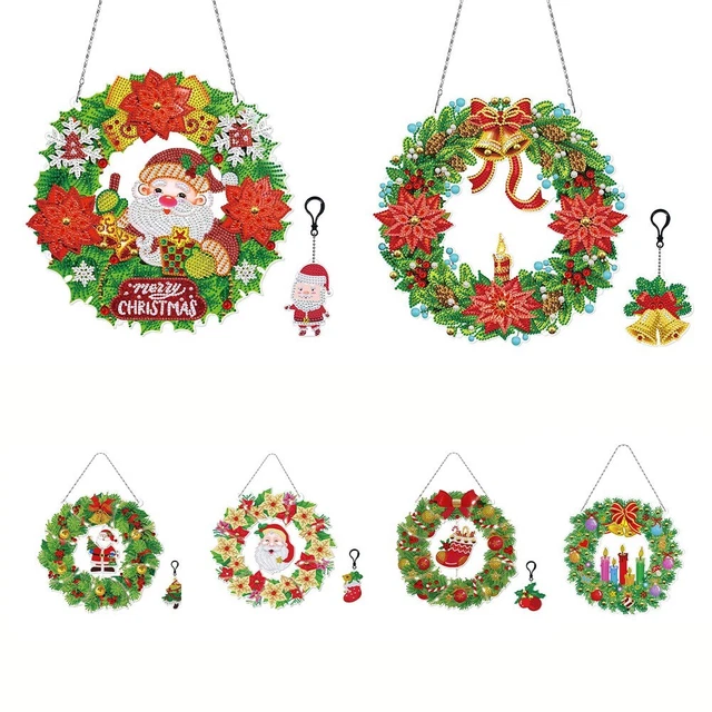 Diamant Zeichnung DIY Weihnachten Girlande Dekor Weihnachten Anhänger Geschenke 2