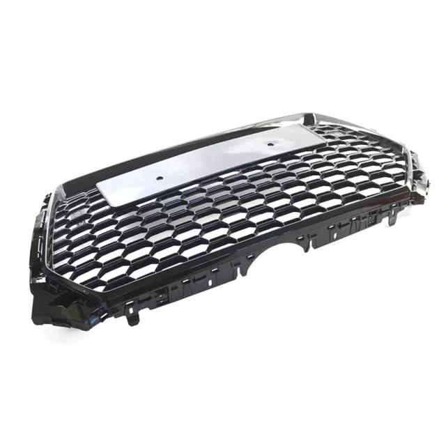 Honeycomb Black Mesh Hex Grille Grill für Audi A4/S4 B9 RS4 Style 2017 2018 2019 3