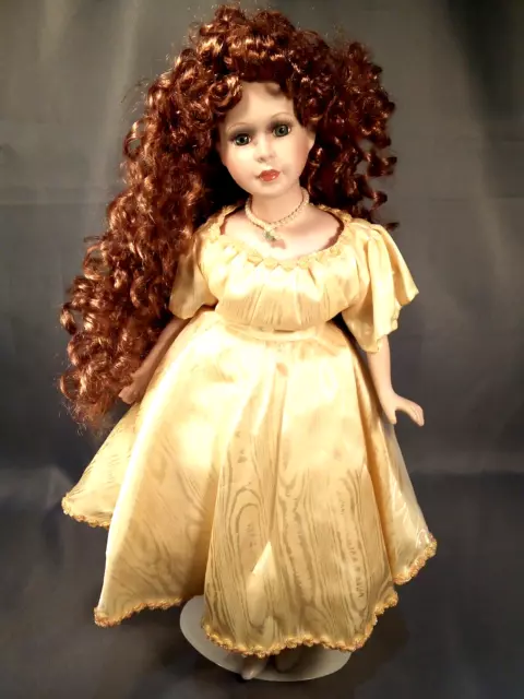 Porcelain  Doll  "Jasmine " Knightsbridge  Collection    18 "- 46 cm