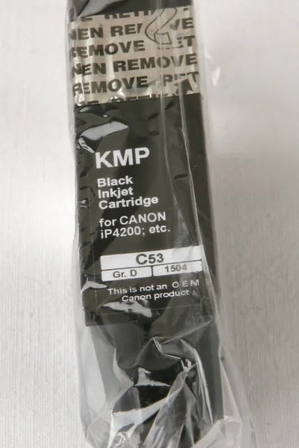 KMP-Tinte schwarz ersetzt Canon PGI-5BK und PGI-8BK