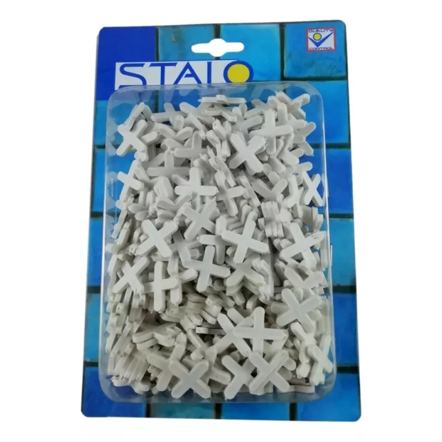 300 Croix de Carrelage Croisillons Entrecroisement Carreaux Blanc 5 x 5 mm