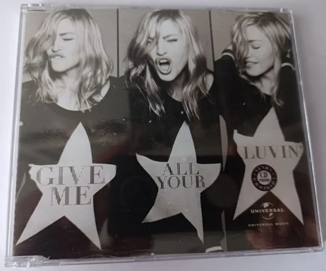 MADONNA - Give Me All Your Luvin´: BRAZILIAN 2-track PROMO CD Single Mint Sealed