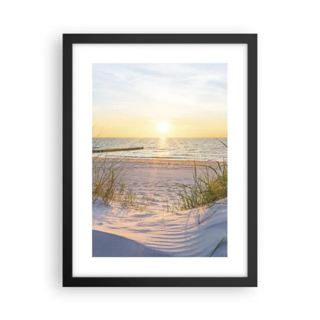 Affiche Poster 30x40cm Tableaux Image Photo dune plage mer Wall Art Decoration