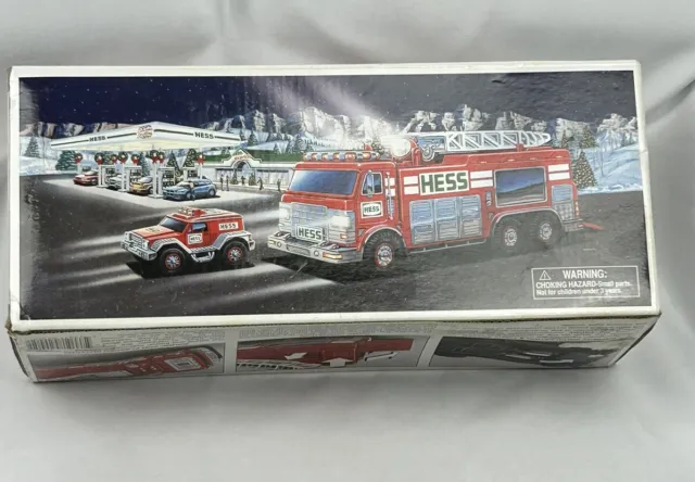 Hess 2005 Emergency Truck With Rescue Vehicle - N128 Collectable Christmas Toy