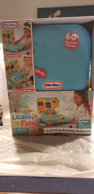 Little Tikes Learn & Play Learning Activity Suitcase -- Letters Numbers Animals