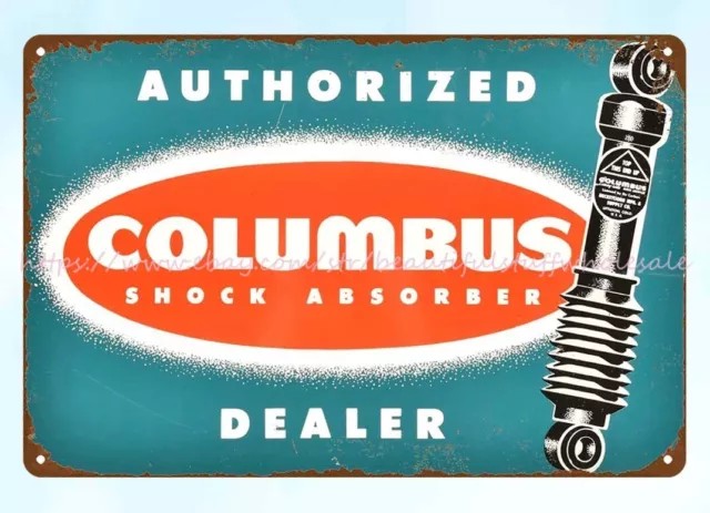 metal sun wall art Columbus Shock Absorber Dealer metal tin sign