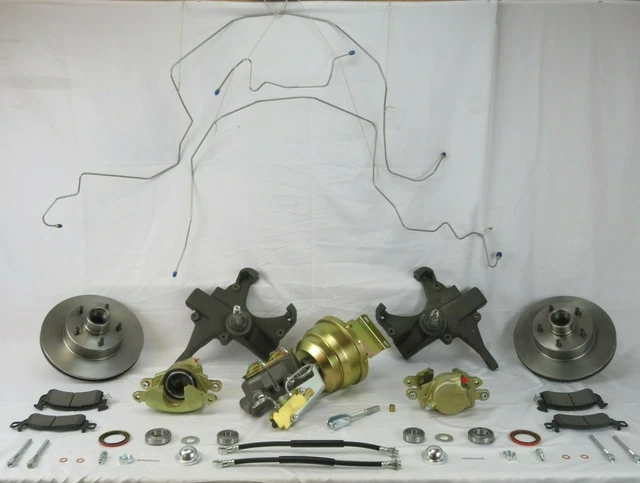 1958 1964 Chevrolet front disc brake conversion 2" drop spindles impala delray 1958 1964 Chevrolet front disc brake conversion 2" drop spindles impala delray