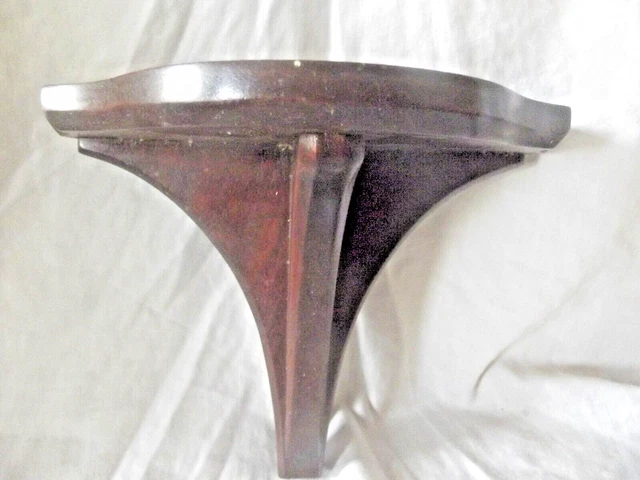 Quality Small  Antique Hand Made Solid  Wood Wall Bracket / Shelf