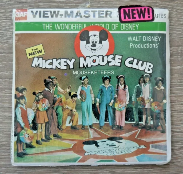 *Versiegelt* Der Neue Mickey Mouse Club Mouseketeers Viewmaster Rollen 1977 H9 L420