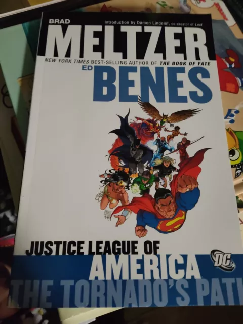 Justice League of America Vol. 1: The Tornado's Path by Brad Meltzer -New