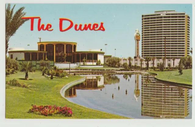 DUNES CASINO HOTEL NEW CLUB HOUSE MIRACLE OF THE DESERT Postcard