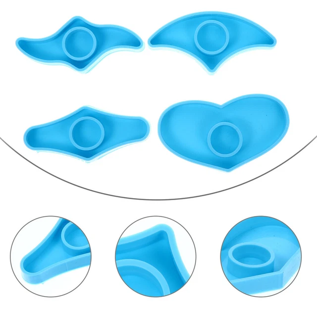 1 SetDIY /4PCS Silikon Buch Halter Form Kerze Harz Form