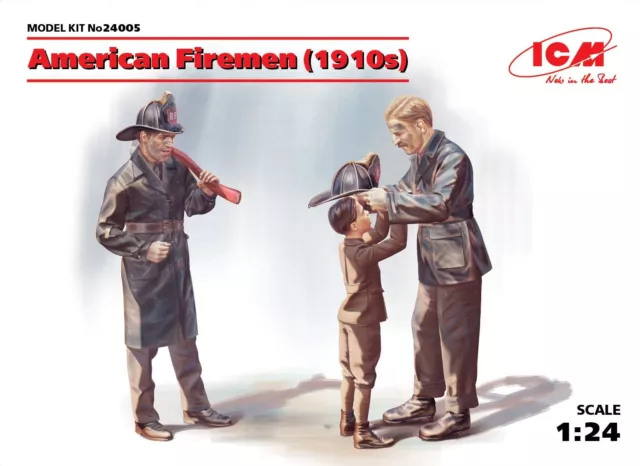 ICM 24005 American Firemen (1910s) in 1:24