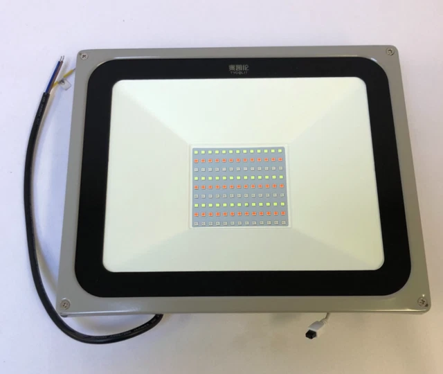 TYCOLIT CS02 FLOODLIGHT Grey 100W LED RGB Waterproof IP65 Security NO ...
