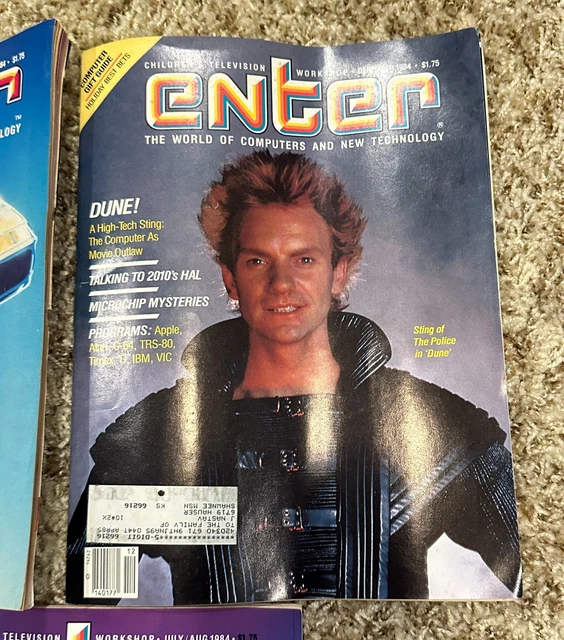 ENTER THE WORLD Of Computers Magazine July/Aug 1984 Nov Dec Lot of 3 £ ...