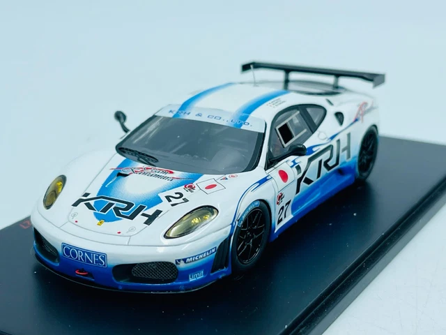 EBBRO 1/43 FERRARI F430 GT2 JLMC #27 Koji Aoyama Resin Model New
