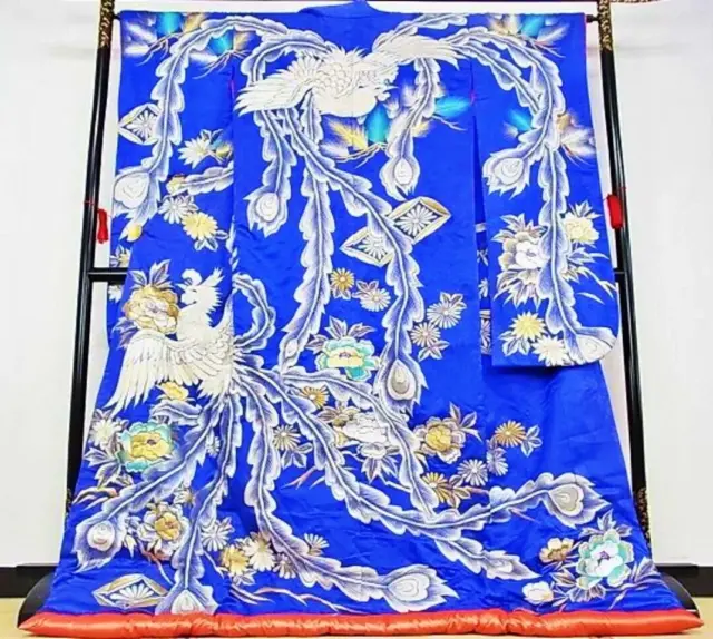 Japanese Kimono Uchikake Wedding Pure Silk  japan 425