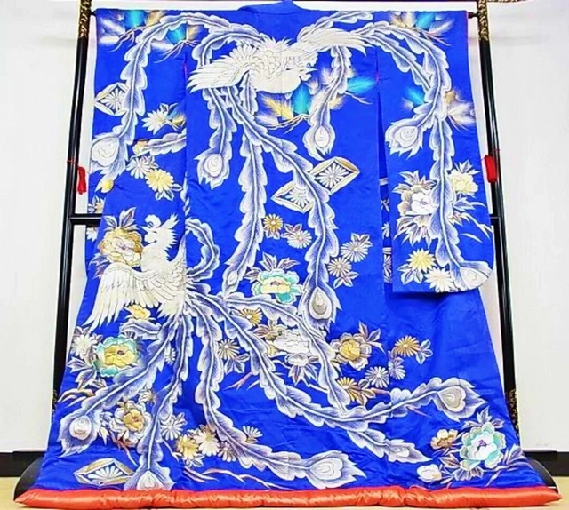 Japanese Kimono Uchikake Wedding Pure Silk  japan 425