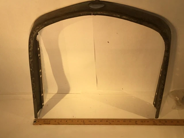 Ford Model Radiator Sheld ORIGINAL 1926-‘27 FORD script solid brass Model T high radiator shell ...