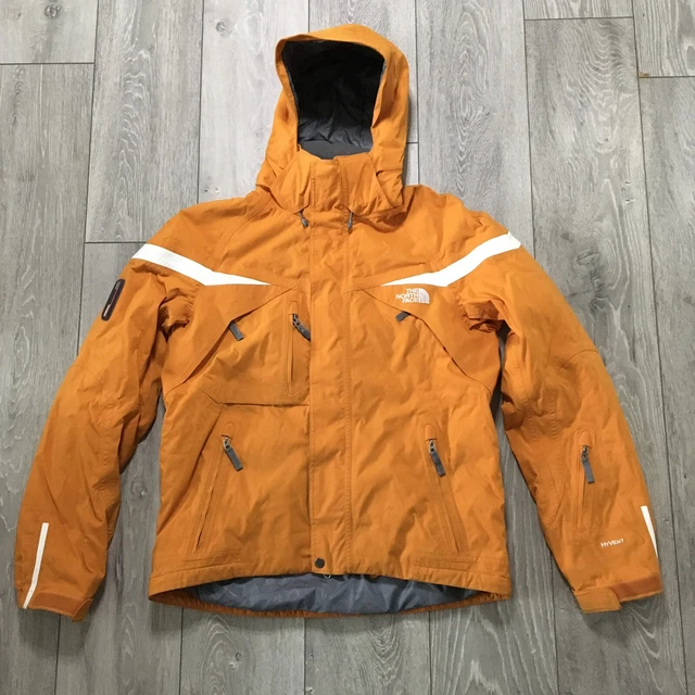 The North Face Rescue Orange Hyvent Recco Ski Snowboard Jacket Coat Medium