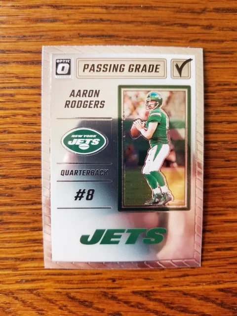 Pg Ar 2023 DONRUSS OPTIC Aaron Rodgers PASS GRADE #PG-AR New York Jets EUR 1 ...