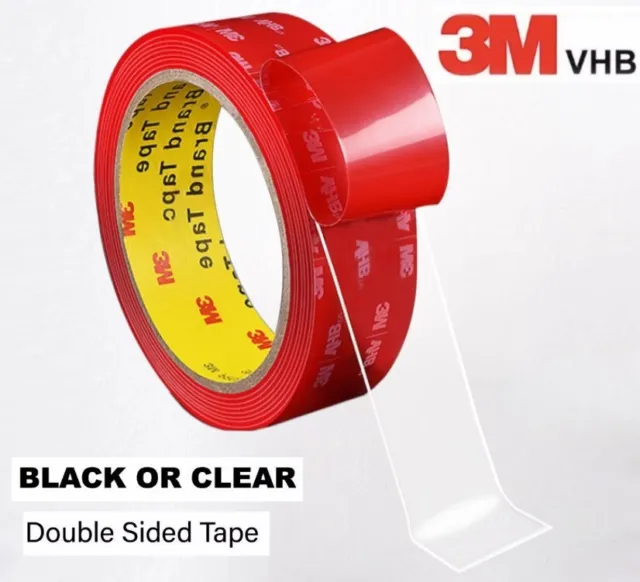 3M VHB Tape [40 mil / transparent] (4910): 1/2 in. x 15 ft. (Clear) 