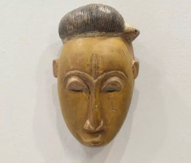 African Mask Baule Tribe Passport Mask Mali