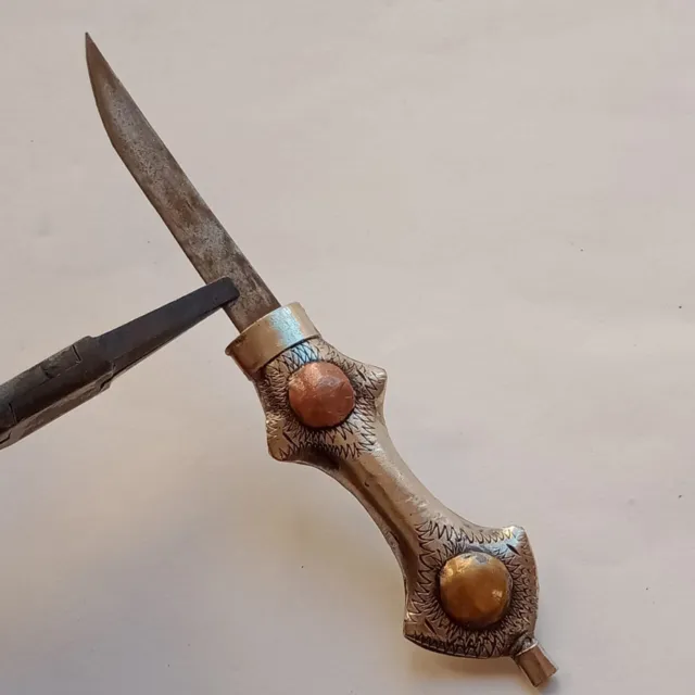 Handmade Moroccan Vintage Daggers Knife islamic Old Khanjar Arabic Knife