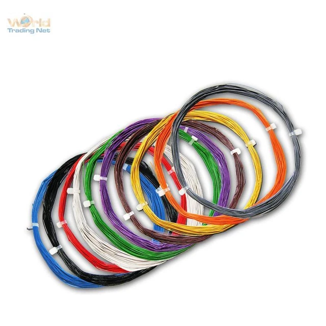 ( 0,25€/ M) 100m Galon Câble-set 0,5mm/0,04mm ² Décodeur Dekoder Luetze Diamètre