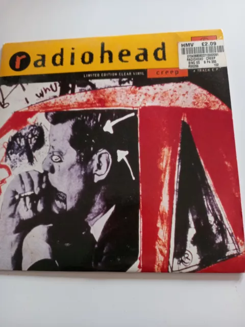 RADIOHEAD  - CREEPY ( clear vinyl - limited edition)  - 1993  PARLOPHONE LABEL