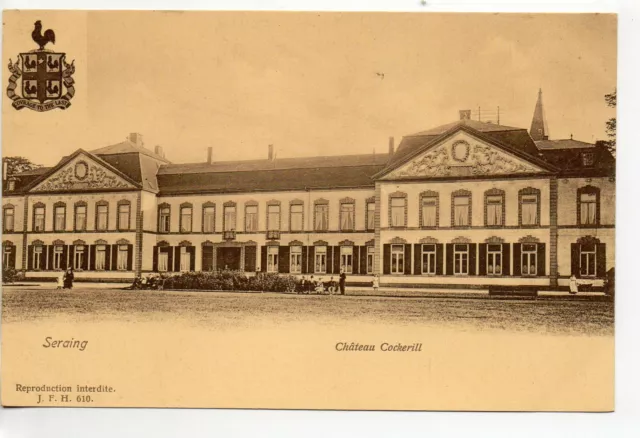 BELGIQUE - BELGIE - Old Postcard - SERAING - Le Chateau Cocherill