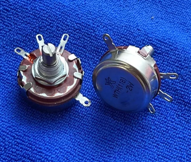 2PCS New WTH118-1A 2W 560K Ohm Resistor WTH118 Rotary taper carbon Potentiometer