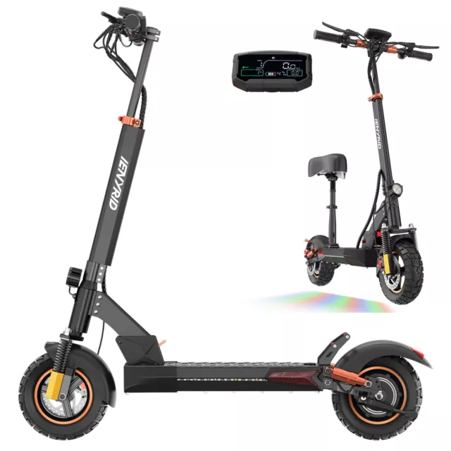 800W Motor Adults Electric Scooter with Seat 28MPH Folding Commuter E-Scooter