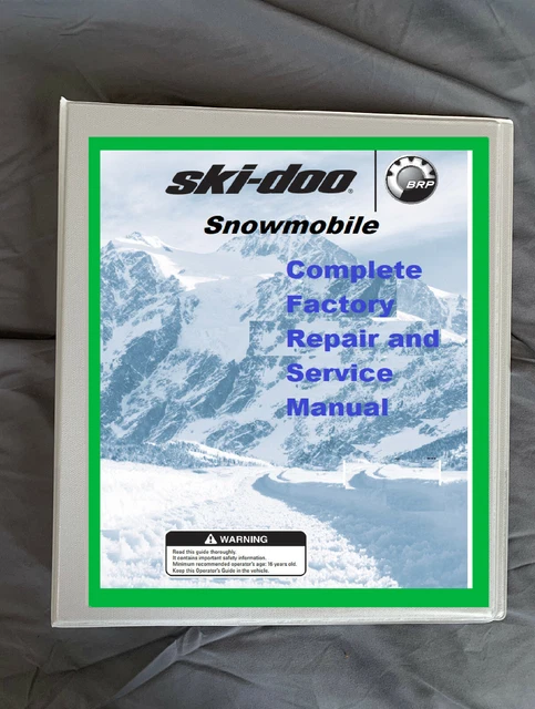 2015 Ski Doo REV XS 600 800 E-Tec snowmobile Repair service shop manual binder