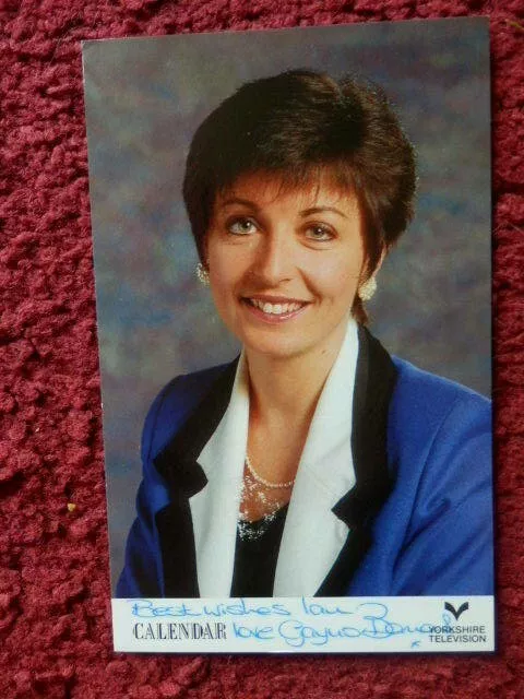 Gaynor Barnes - Tv Presenter  -   Autographed  Photo