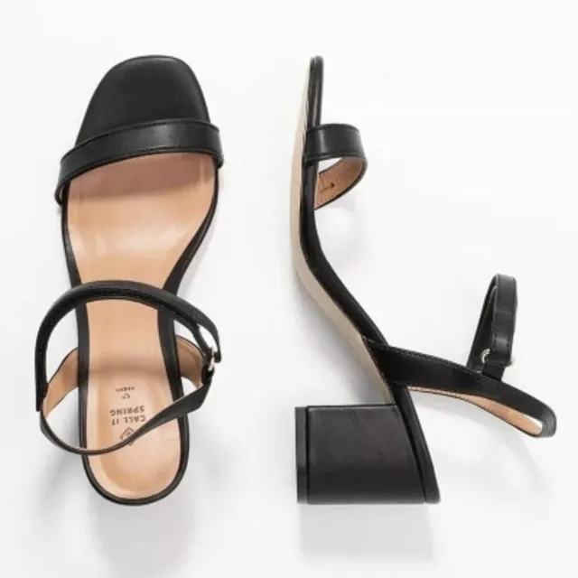 NIB Call It Spring by Aldo Elerang Block Heel Strappy Sandals Shoes