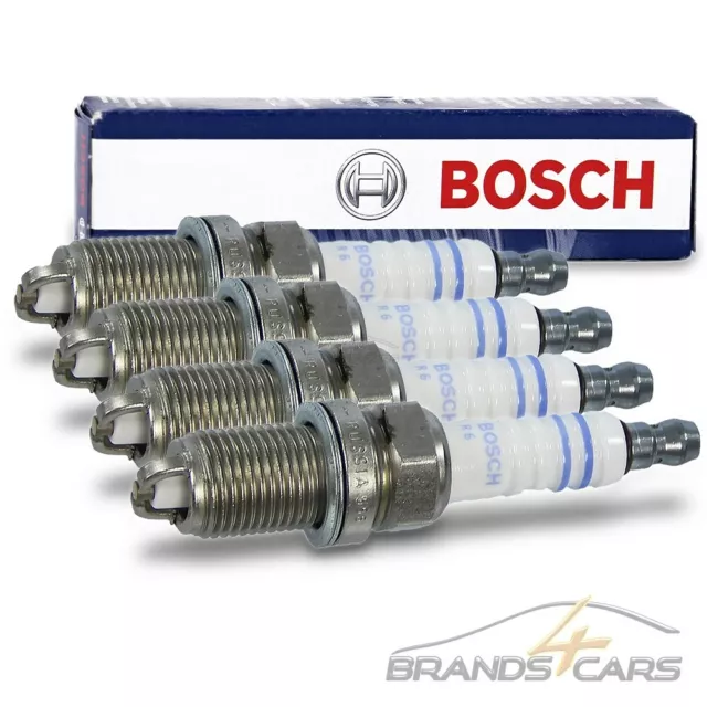 4x BOSCH ZÜNDKERZE FÜR SEAT SKODA OCTAVIA VW GOLF 3 4 5 6 POLO PASSAT TOURAN 1T